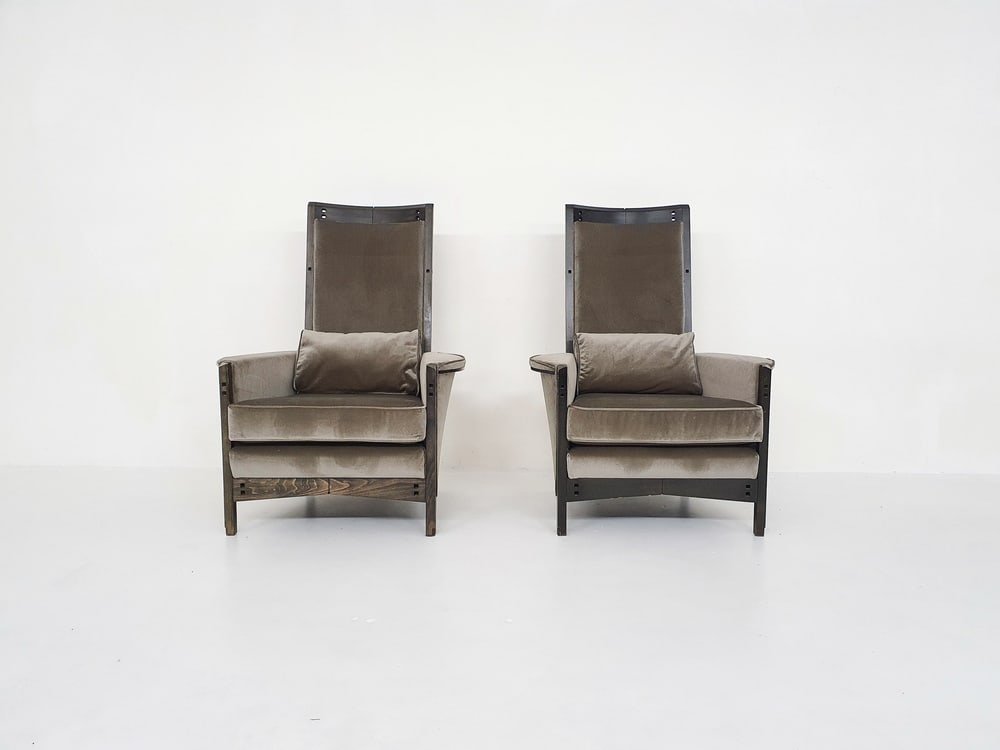 Set of Model 63970 Lounge Chairs by Asnago for G. Peggy - 11