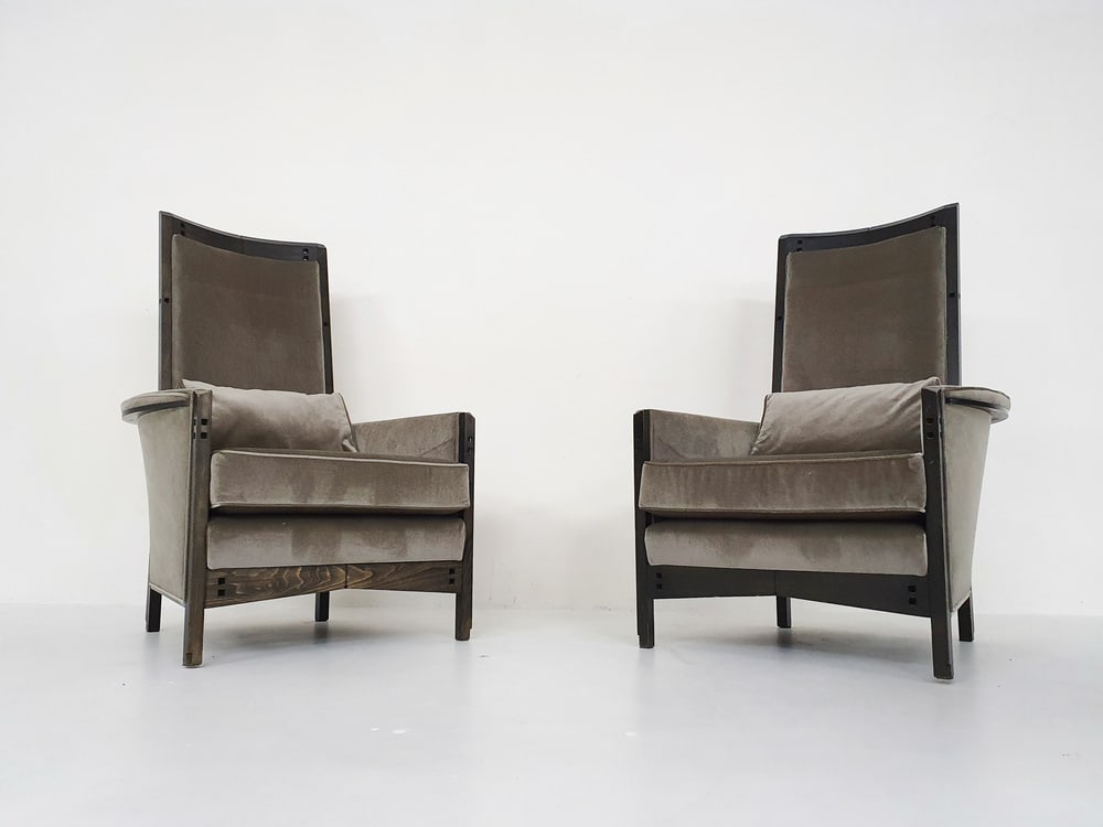 Set of Model 63970 Lounge Chairs by Asnago for G. Peggy - 2