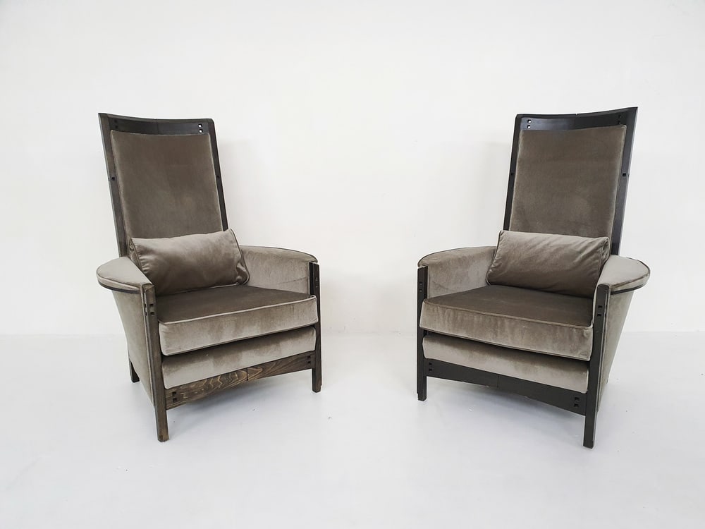 Set of Model 63970 Lounge Chairs by Asnago for G. Peggy - 4