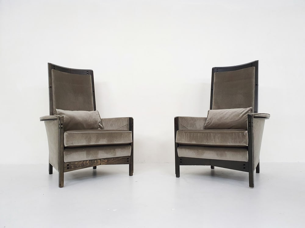 Set of Model 63970 Lounge Chairs by Asnago for G. Peggy - 5
