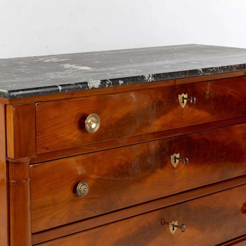 Empire Marble Chest of Drawers, 1800s - 3
