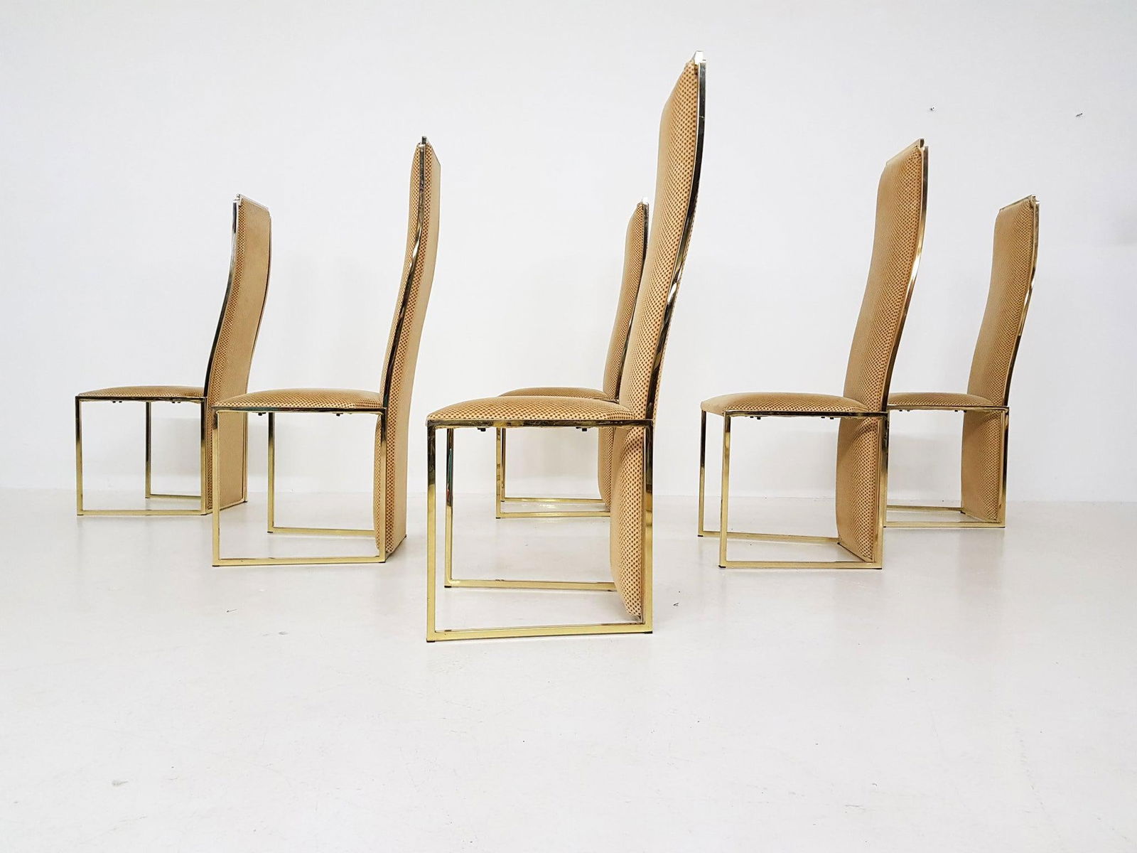 Dining Chairs by Alain Delon, France, 1980s, Set of 5 - 2