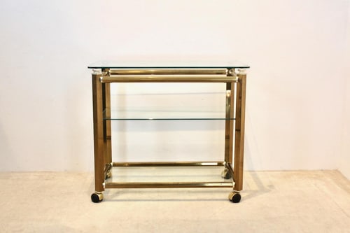 Brass & Nickel Bar Cart by Gio Ponti & Terenghi - 12