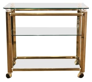 Brass & Nickel Bar Cart by Gio Ponti & Terenghi (1 of 12)