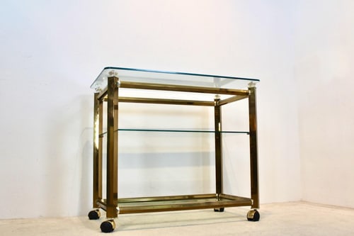 Brass & Nickel Bar Cart by Gio Ponti & Terenghi - 5
