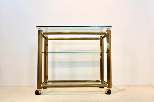 Brass & Nickel Bar Cart by Gio Ponti & Terenghi - 6