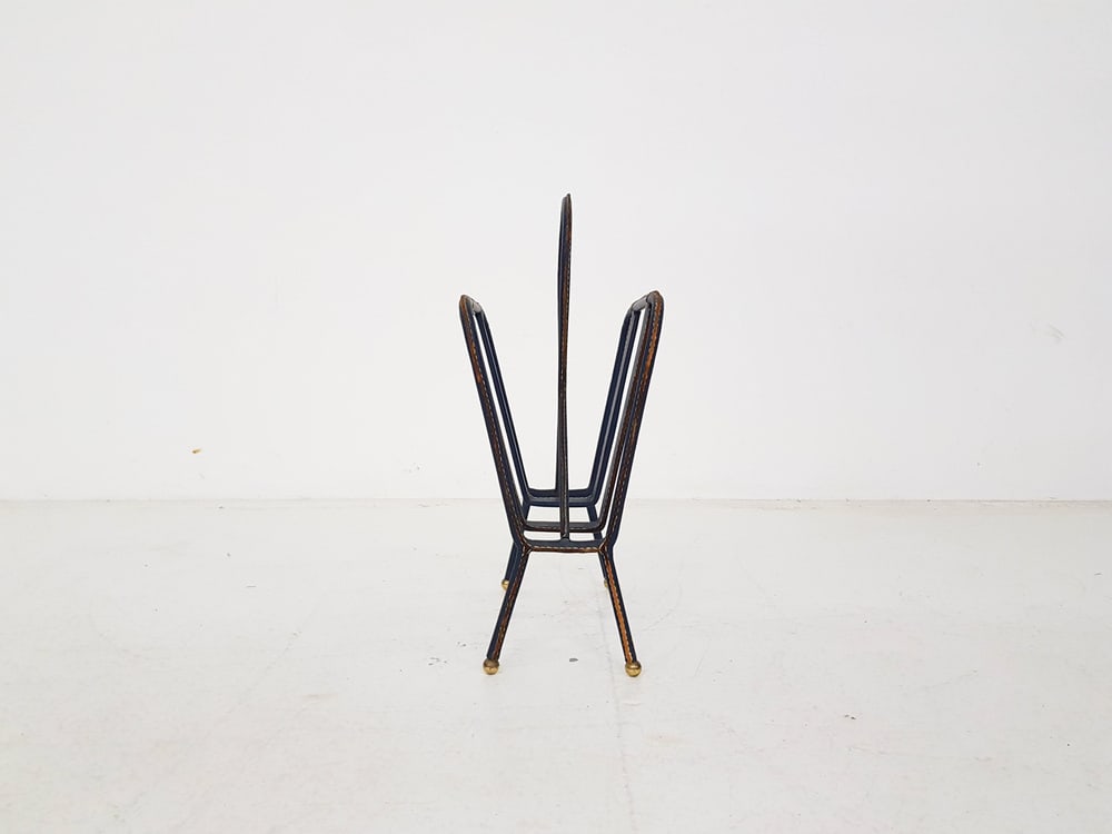 Magazine Stand by Jacques Adnet, France, 1950s - 3