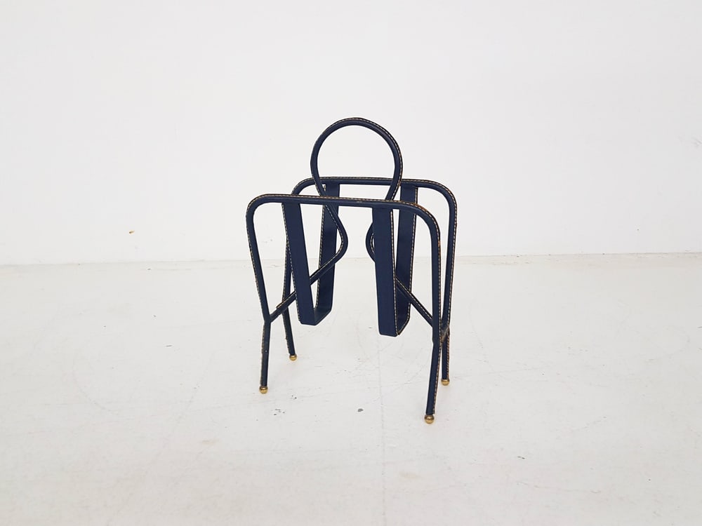 Magazine Stand by Jacques Adnet, France, 1950s - 5