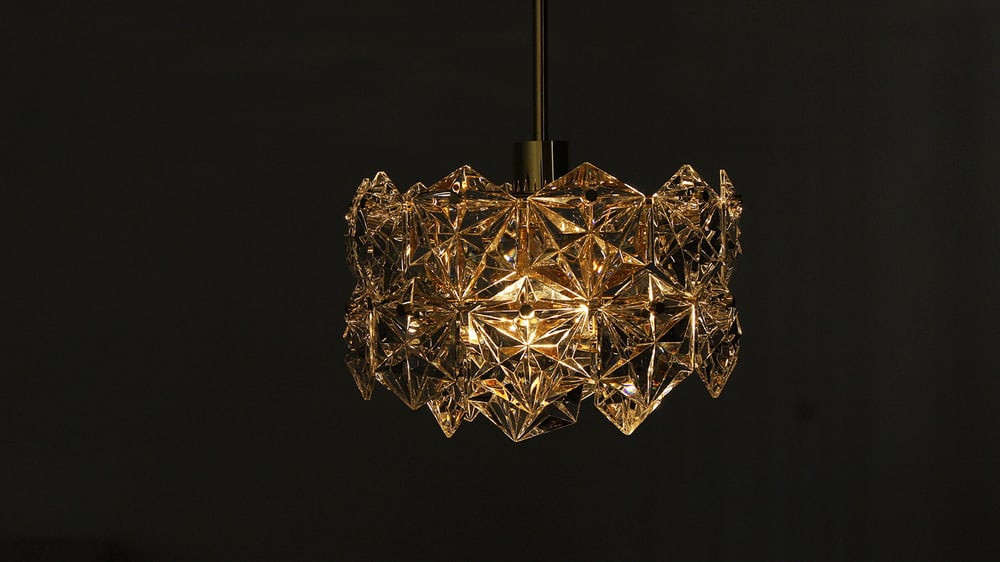 Chandelier Royal Kristall from Kinkeldey, 1960s - 9