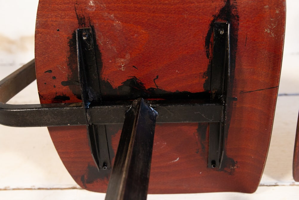 Set of Industrial School Chairs, 1960s - 9