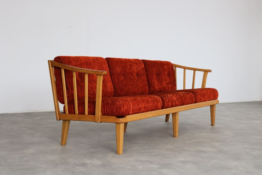 Vintage Sofa by Carl Malmsten for O.H. Sjögren - 9