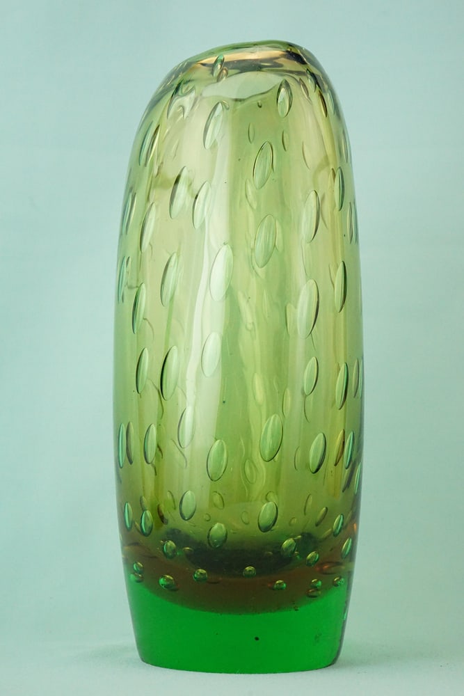 Glass Vase attributed to Flavio Poli, Italy, 1940s - 10