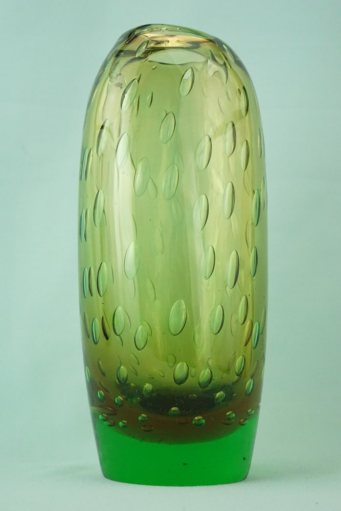 Glass Vase attributed to Flavio Poli, Italy, 1940s - 11