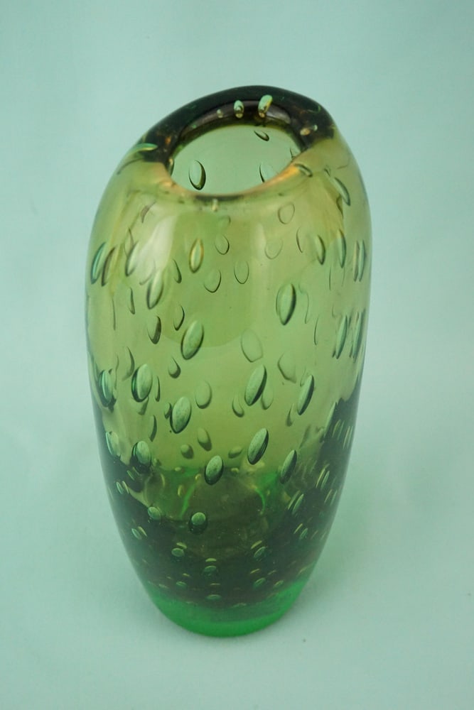 Glass Vase attributed to Flavio Poli, Italy, 1940s - 13
