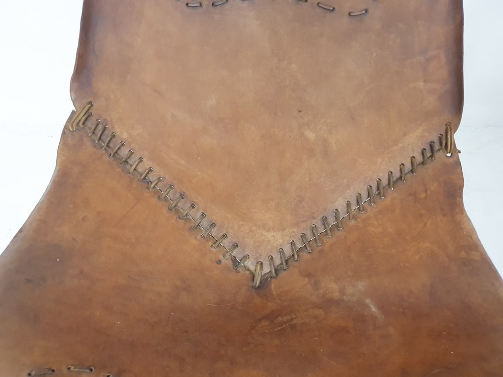 Set of Saddle Leather Lounge Chairs, Brazil, 1960s - 10