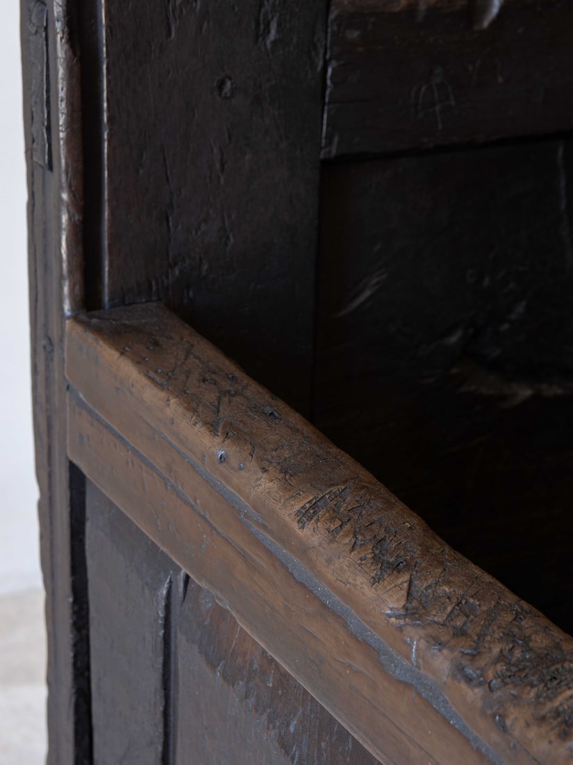 Large Folk Art Bench, 18th Century - 12