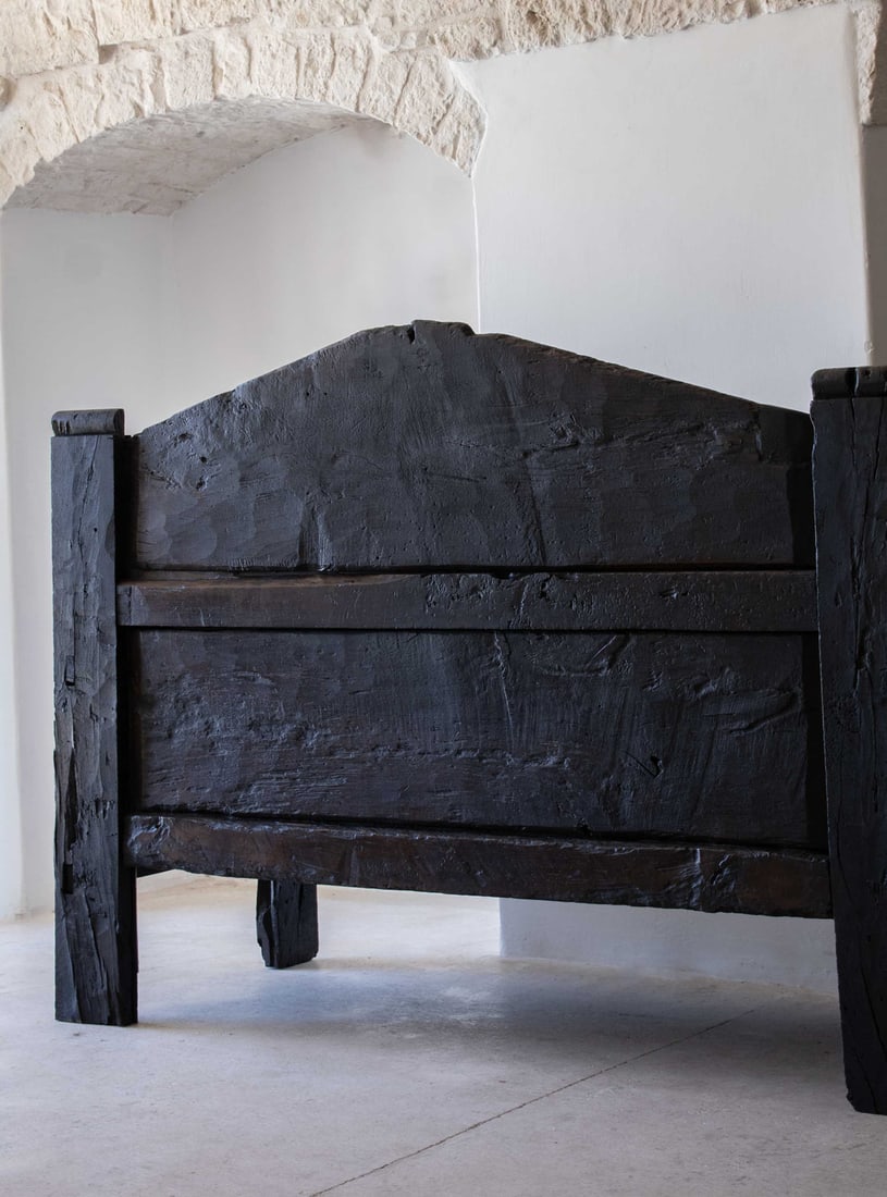 Large Folk Art Bench, 18th Century - 18