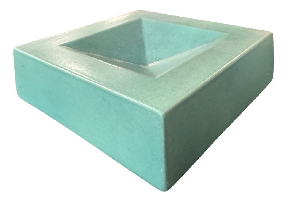 Empty Ceramic Pocket from Saint Clément, 1980s: Country of Manufacture: France Design Period: 1980 to 1989 Restoration and Damage Details: Light wear consistent with age and use Detailed Condition: Very Good — This vintage/antique item has