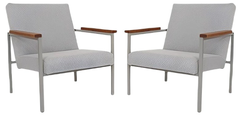 Set of Mid-Century Dutch Lounge Chairs, 1960s (1 of 13)