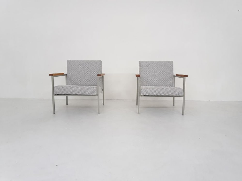 Set of Mid-Century Dutch Lounge Chairs, 1960s - 5