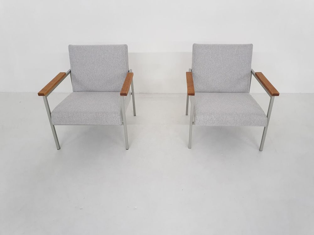 Set of Mid-Century Dutch Lounge Chairs, 1960s - 9