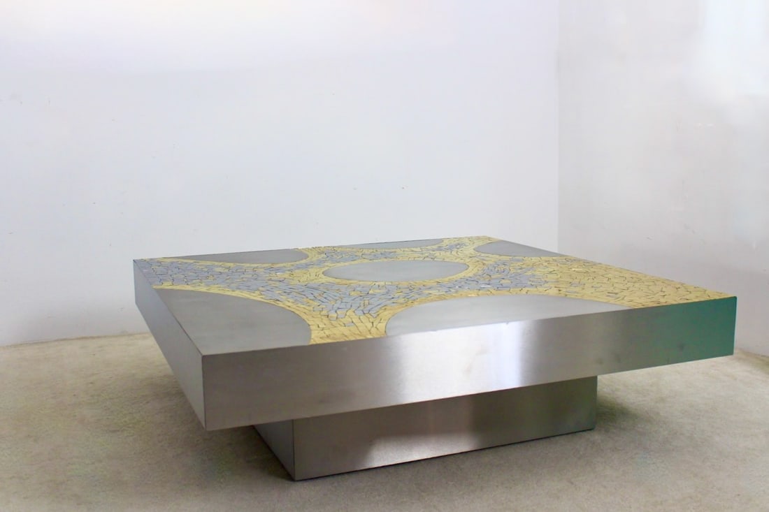 Coffee Table by Jean Claude Dresse, 1970s - 10