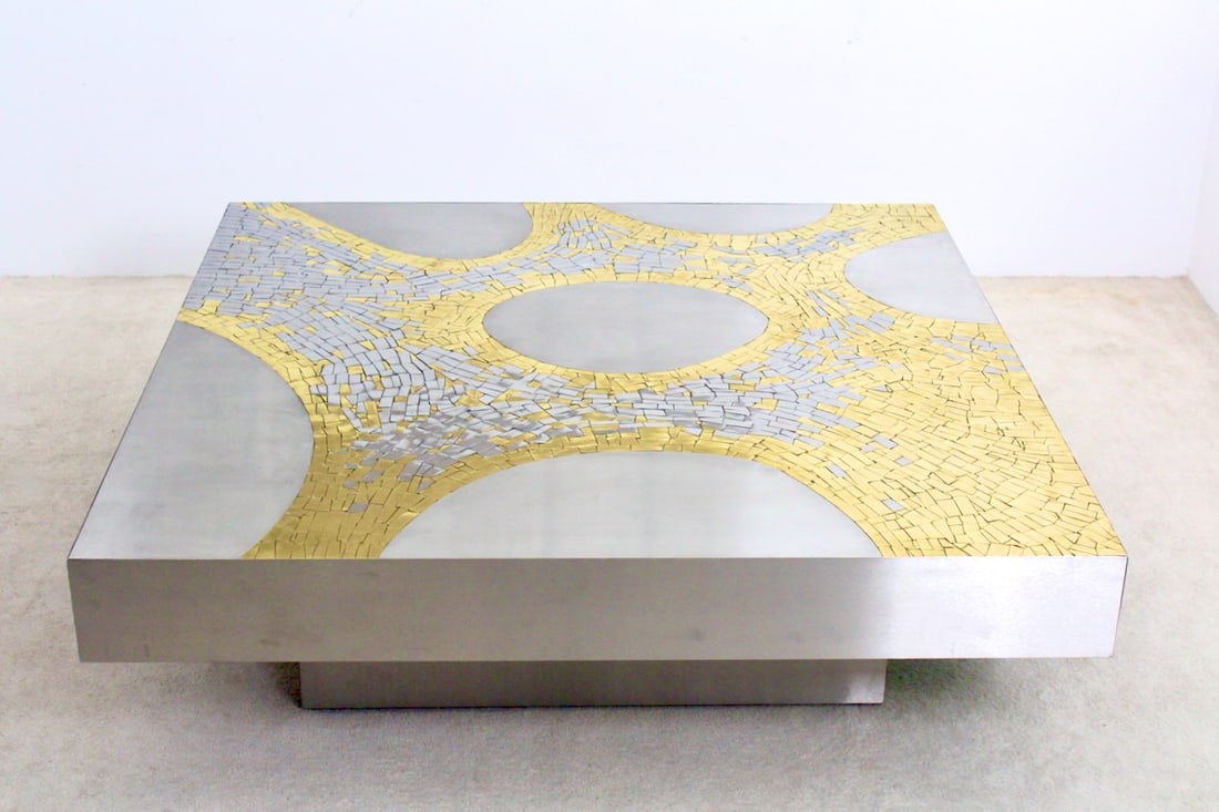 Coffee Table by Jean Claude Dresse, 1970s - 5