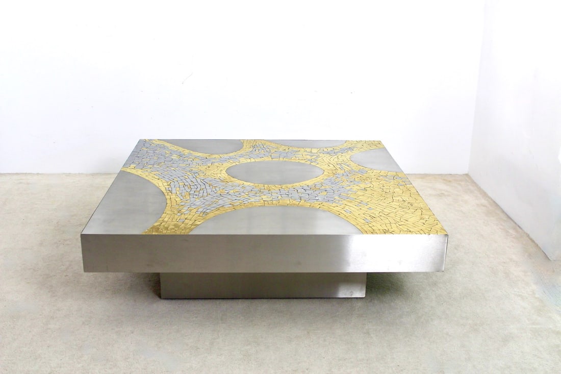 Coffee Table by Jean Claude Dresse, 1970s - 7