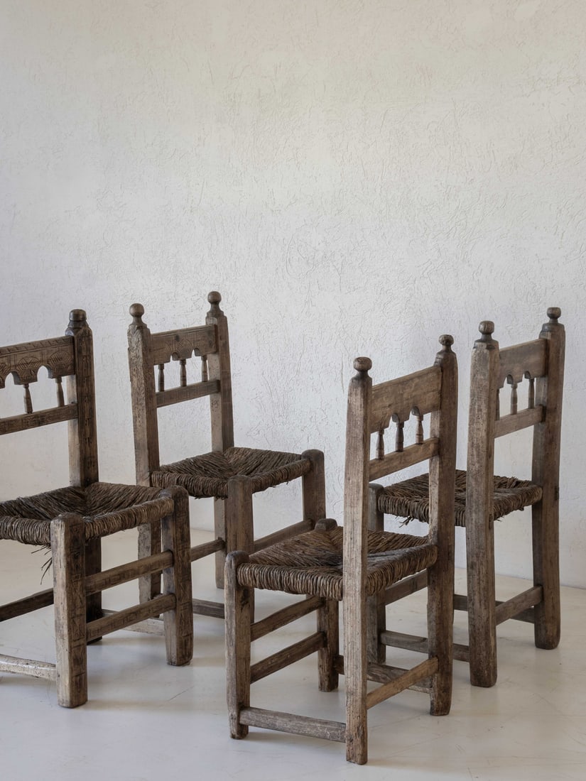 Vintage Pyrenees Chairs, Set of 4 - 11