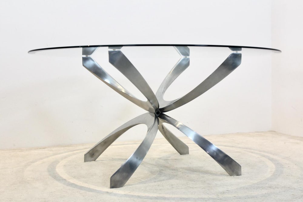 Glass Coffee Table by K. Hesterberg for R. Schmitt - 10