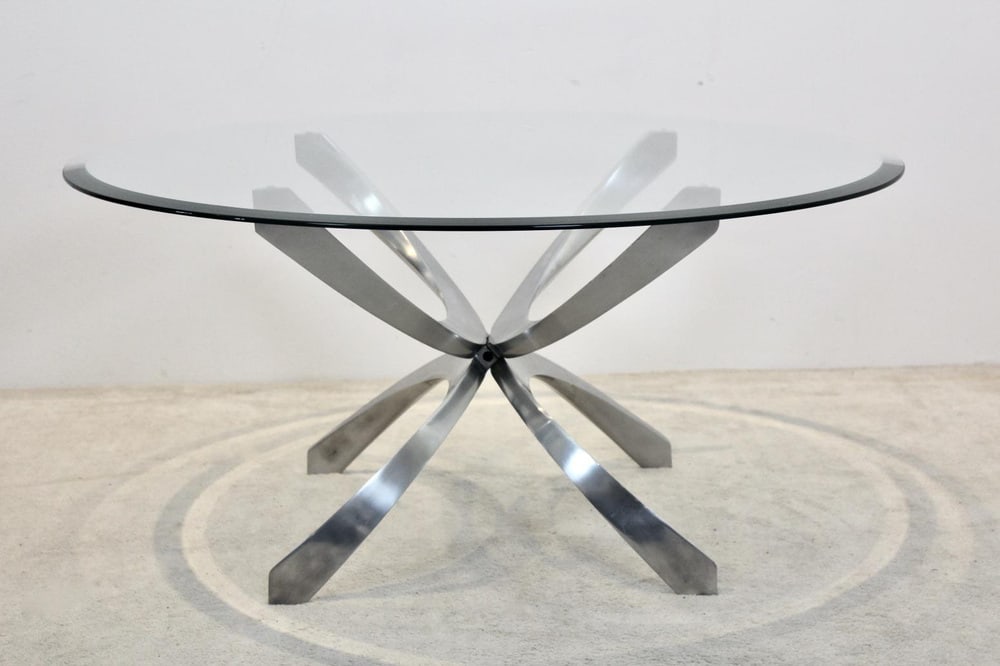 Glass Coffee Table by K. Hesterberg for R. Schmitt - 2