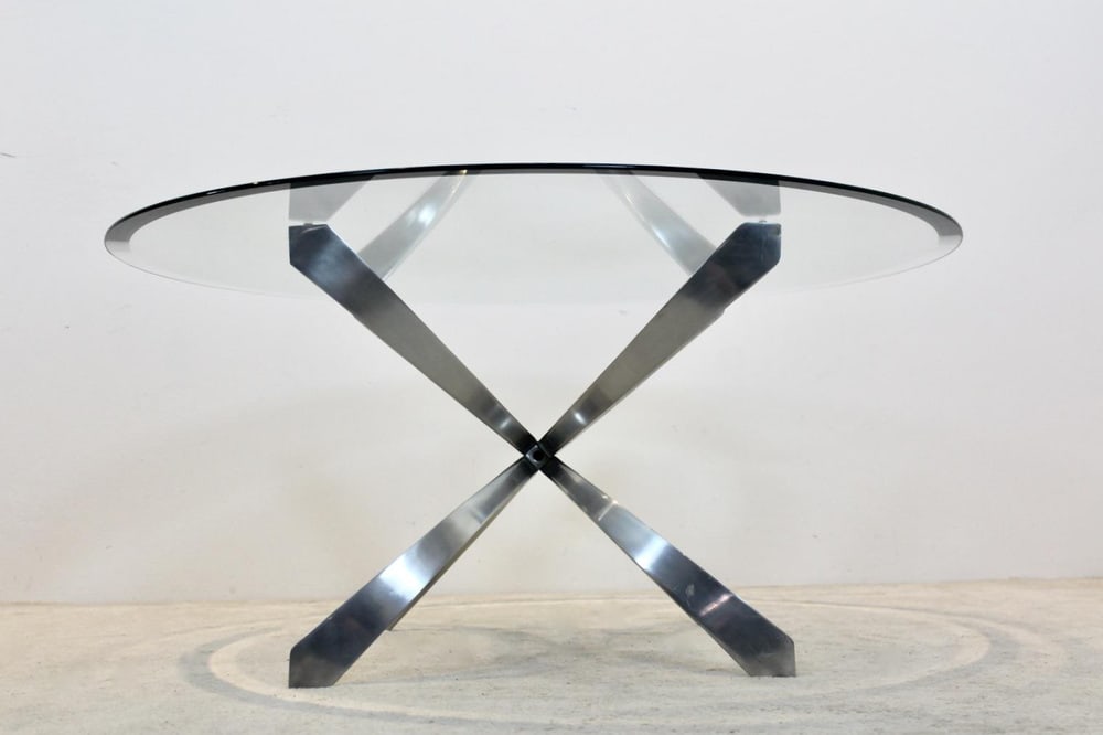 Glass Coffee Table by K. Hesterberg for R. Schmitt - 3