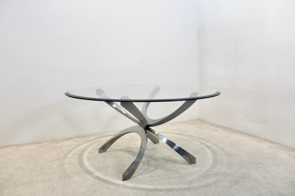 Glass Coffee Table by K. Hesterberg for R. Schmitt - 4