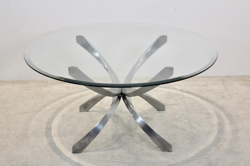 Glass Coffee Table by K. Hesterberg for R. Schmitt - 5