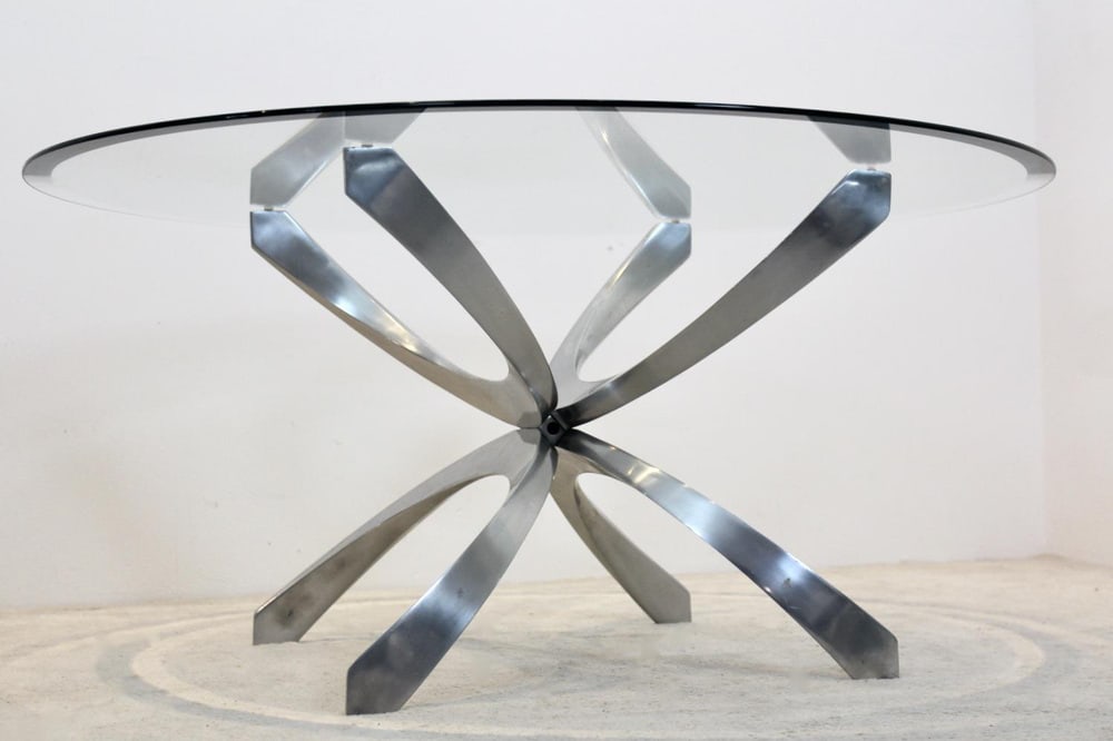 Glass Coffee Table by K. Hesterberg for R. Schmitt - 6