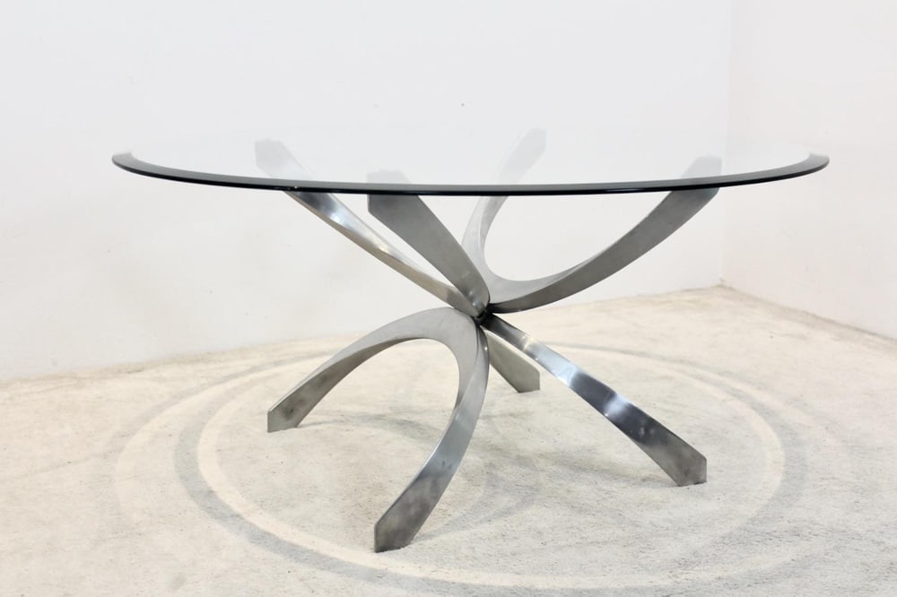 Glass Coffee Table by K. Hesterberg for R. Schmitt - 7