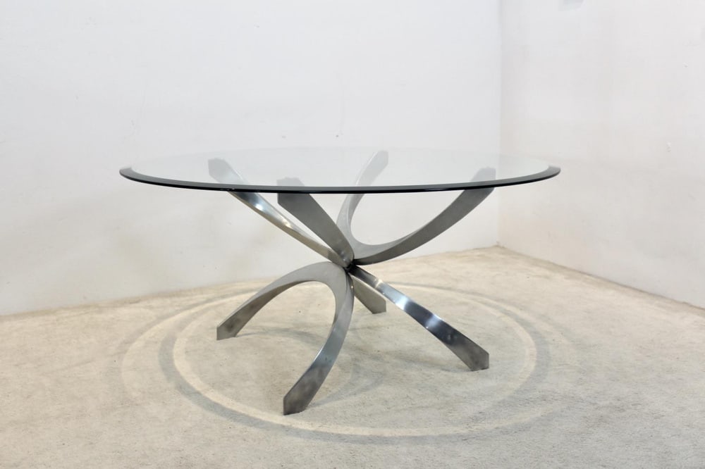 Glass Coffee Table by K. Hesterberg for R. Schmitt - 8