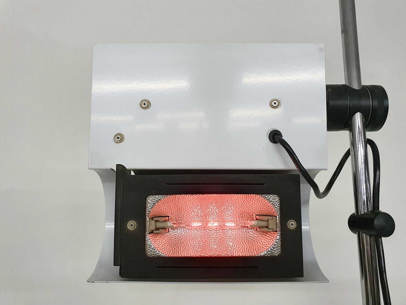 White Metal Floor Lamp, Italy, 1980s - 10