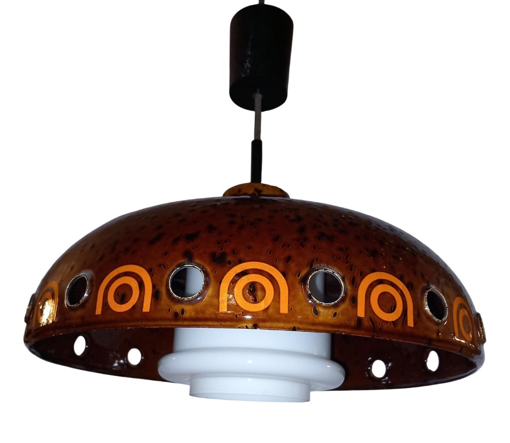 Vintage Pendant Light from Hustadt Leuchten, 1970s (1 of 13)