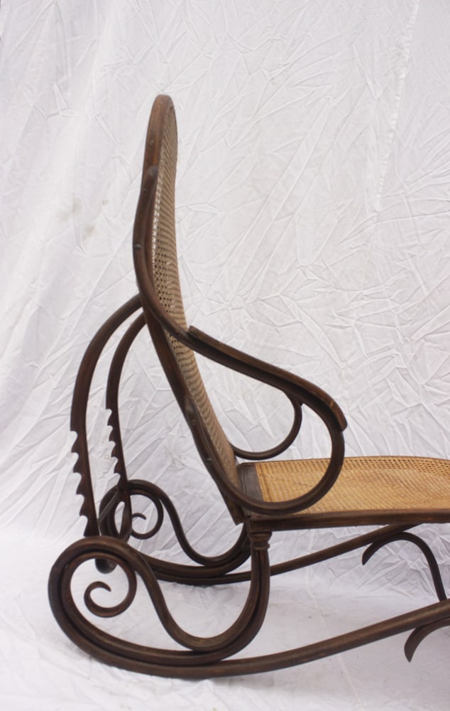 Bentwood Reclining Daybed from Gebrüder Thonet,1890s - 14