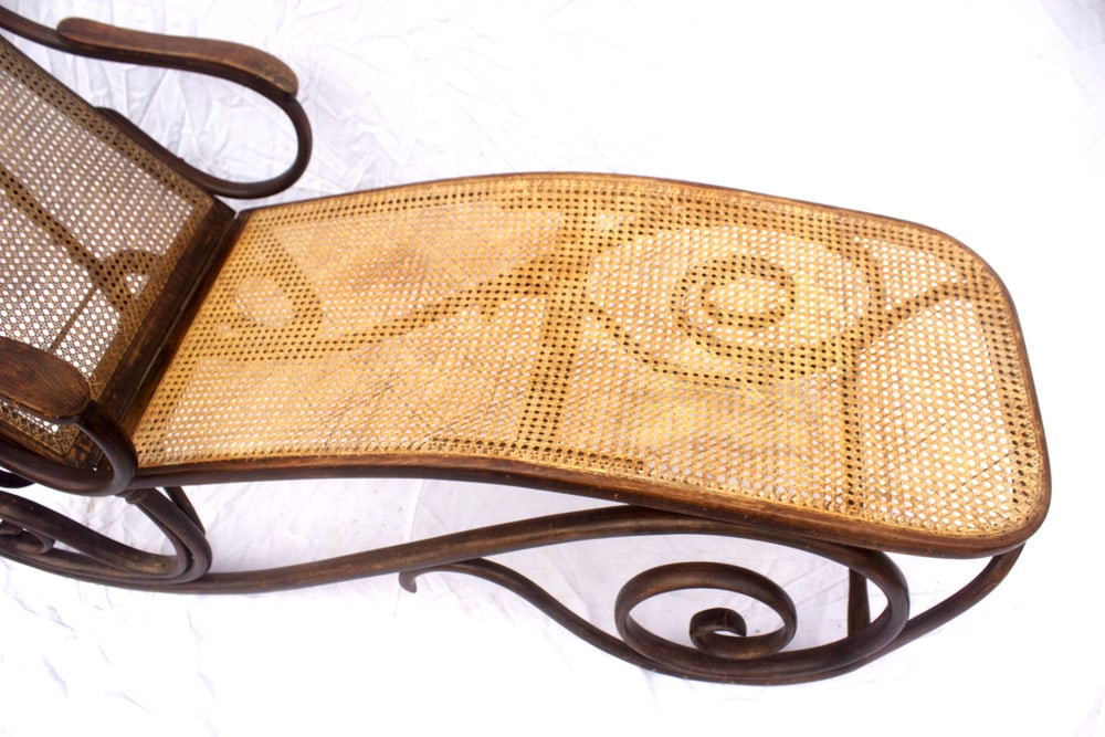 Bentwood Reclining Daybed from Gebrüder Thonet,1890s - 18