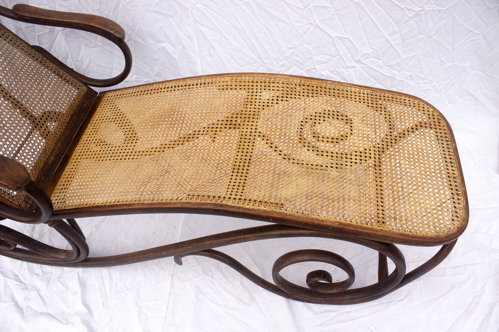 Bentwood Reclining Daybed from Gebrüder Thonet,1890s - 20