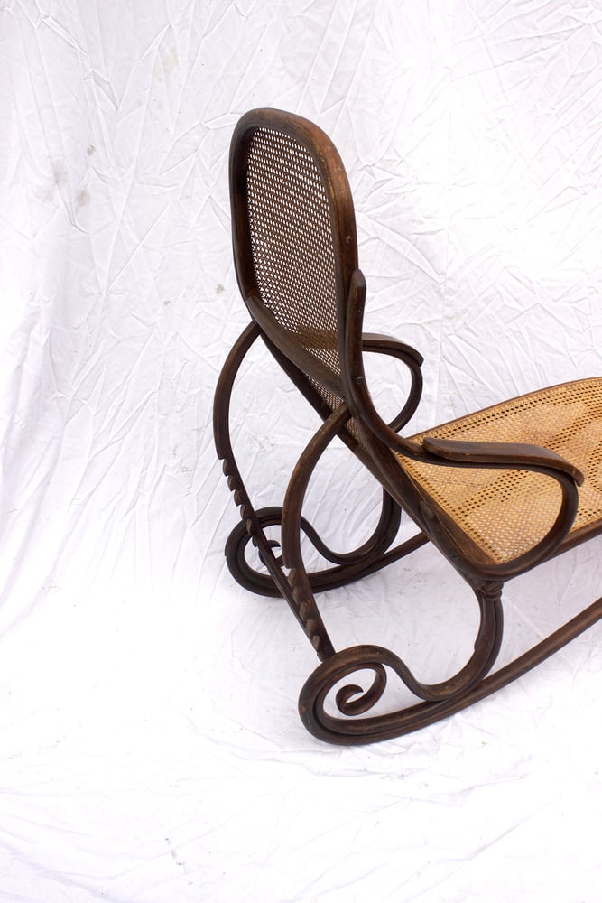 Bentwood Reclining Daybed from Gebrüder Thonet,1890s - 3