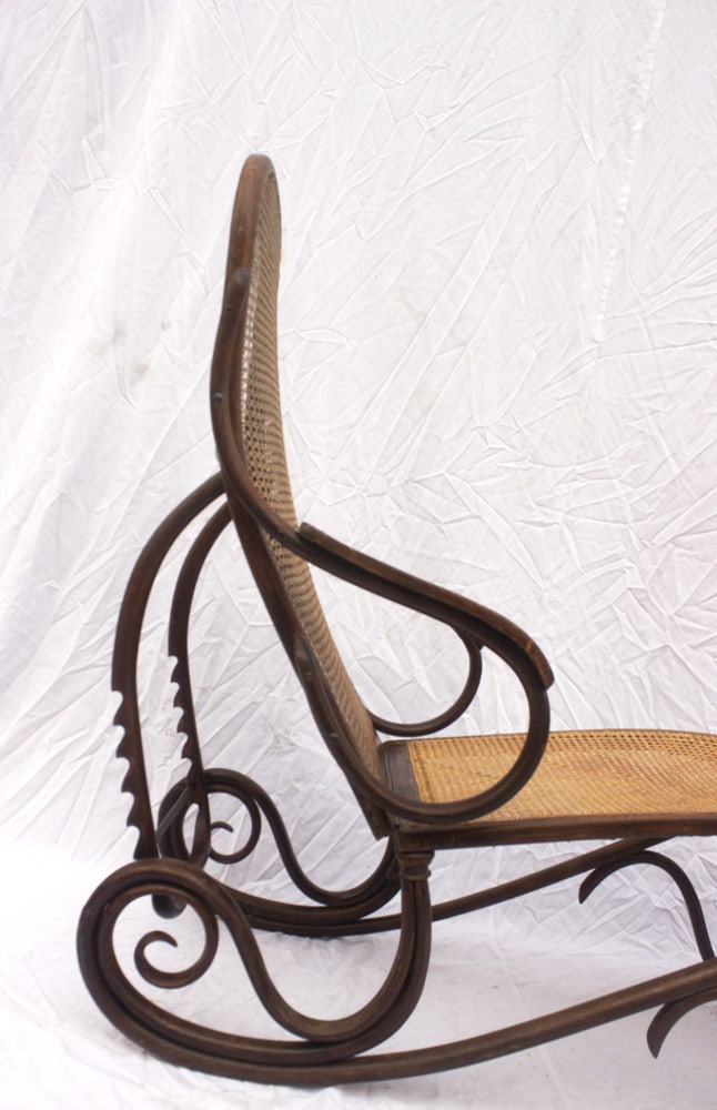Bentwood Reclining Daybed from Gebrüder Thonet,1890s - 6