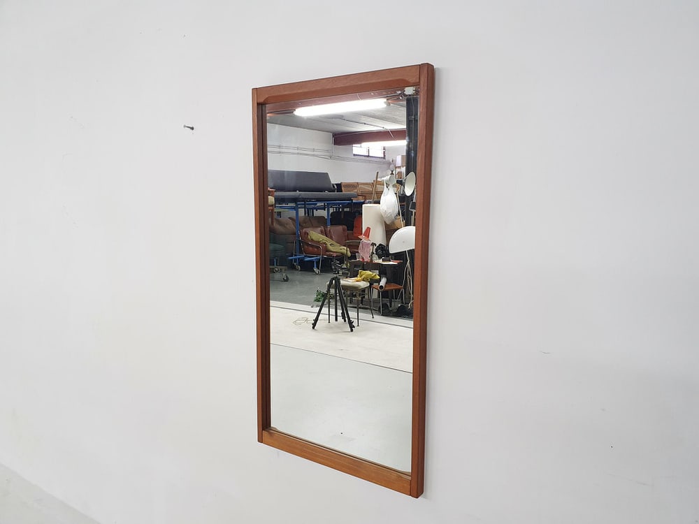 Teak Mirror by Aksel Kjersgaard, Denmark, 1960s - 2