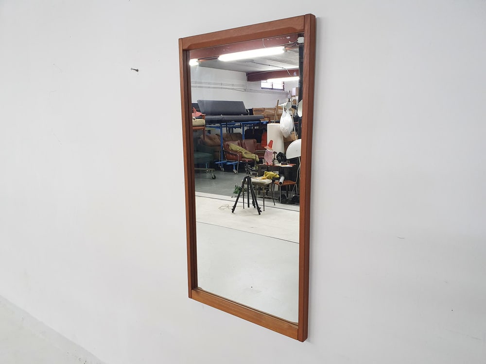 Teak Mirror by Aksel Kjersgaard, Denmark, 1960s - 5
