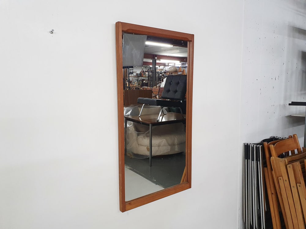 Teak Mirror by Aksel Kjersgaard, Denmark, 1960s - 6