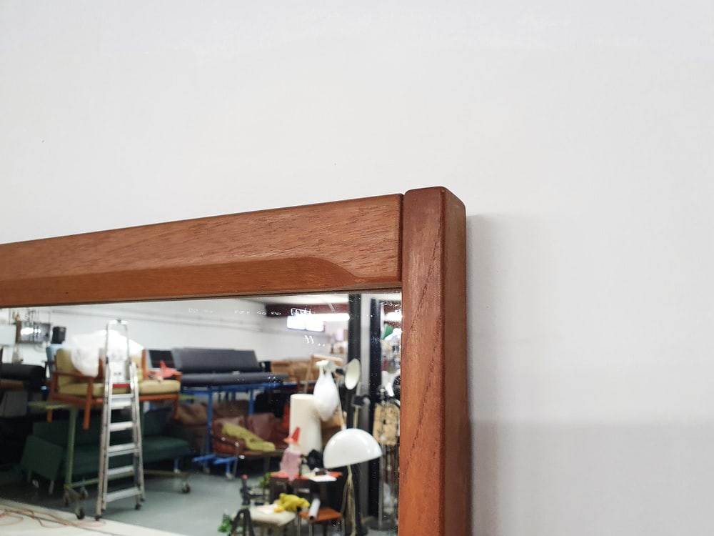 Teak Mirror by Aksel Kjersgaard, Denmark, 1960s - 7