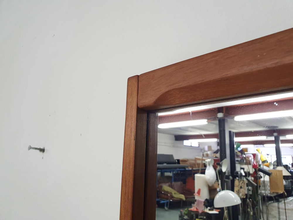 Teak Mirror by Aksel Kjersgaard, Denmark, 1960s - 8