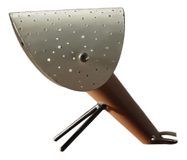 Table Lamp attributed to Ernest Igl for Hillebrand: A rare lamp attributed to German designer Ernest Igl, designed for the Hillebrand brand, is a unique example of modular and multifunctional lighting from the post-war modernist period.Made entirely